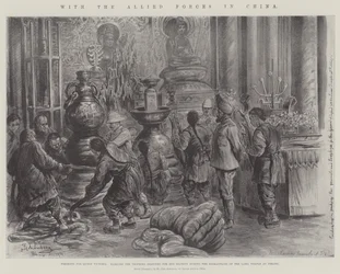 Avec les forces alliées en Chine